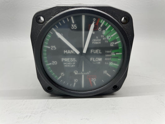 United Instruments Manifold-Fuel Pressure Indicator P/N 6313