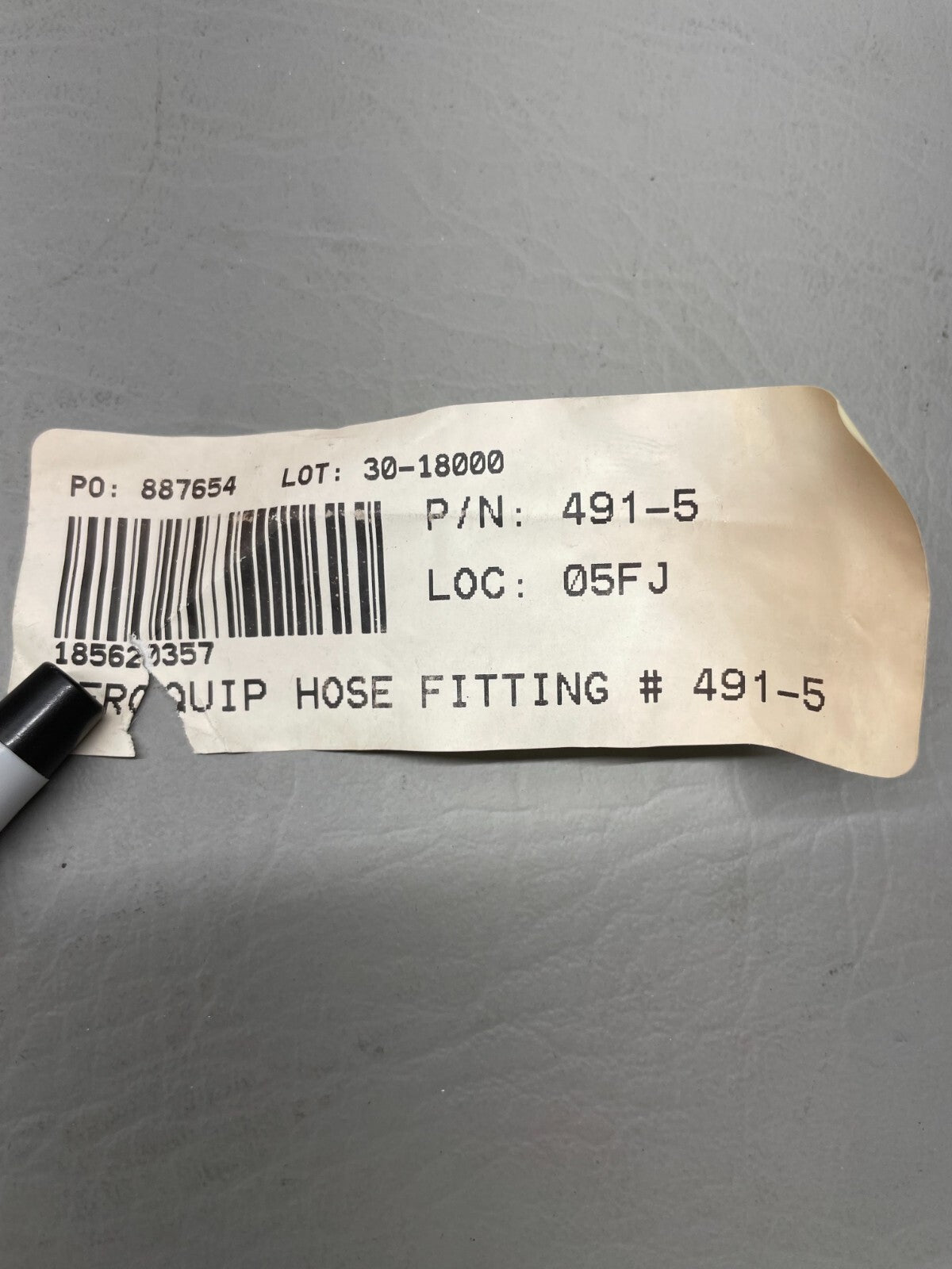 Aeroquip Hose Fitting P/N AN491-5