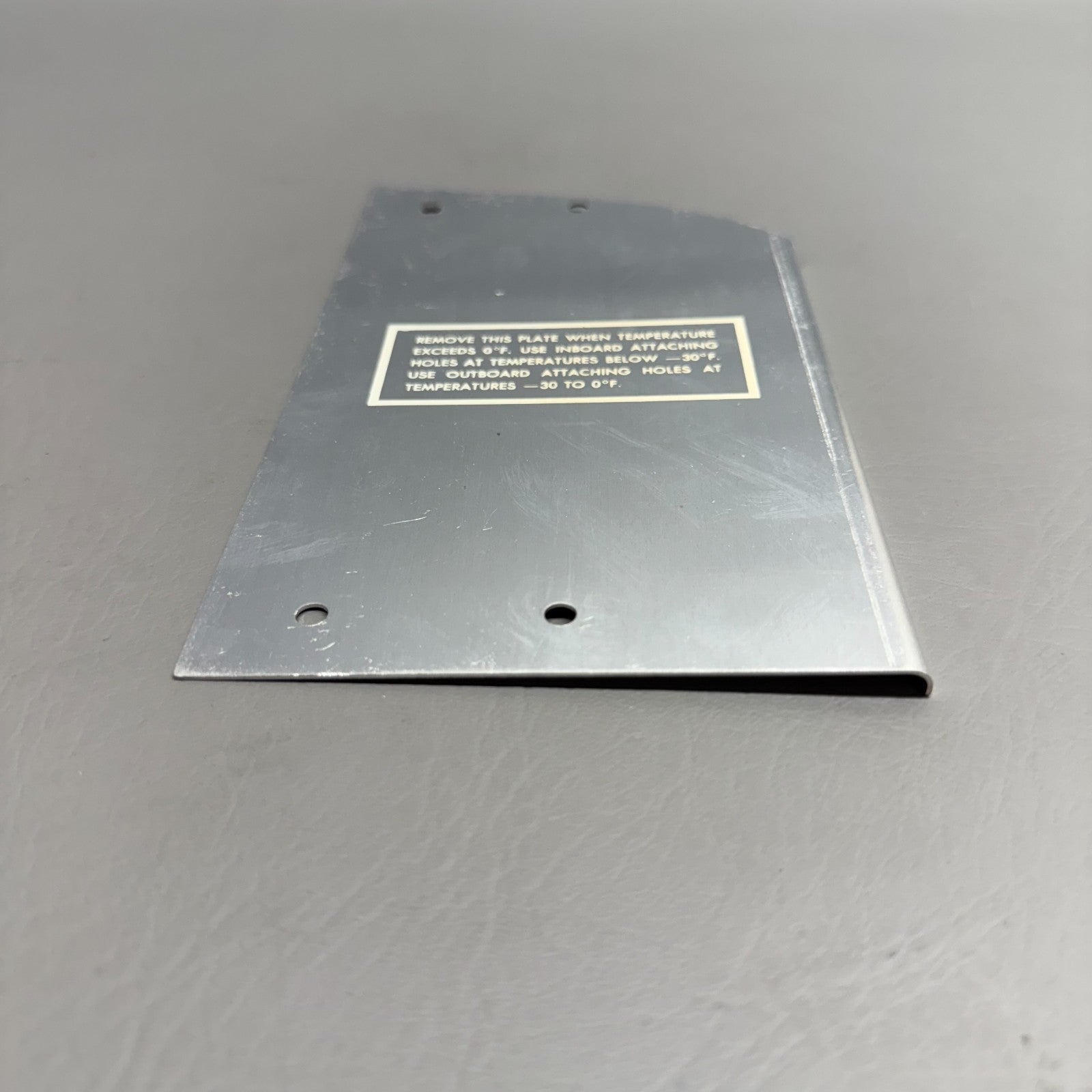 0700313-36 Cessna Winterization Plate
