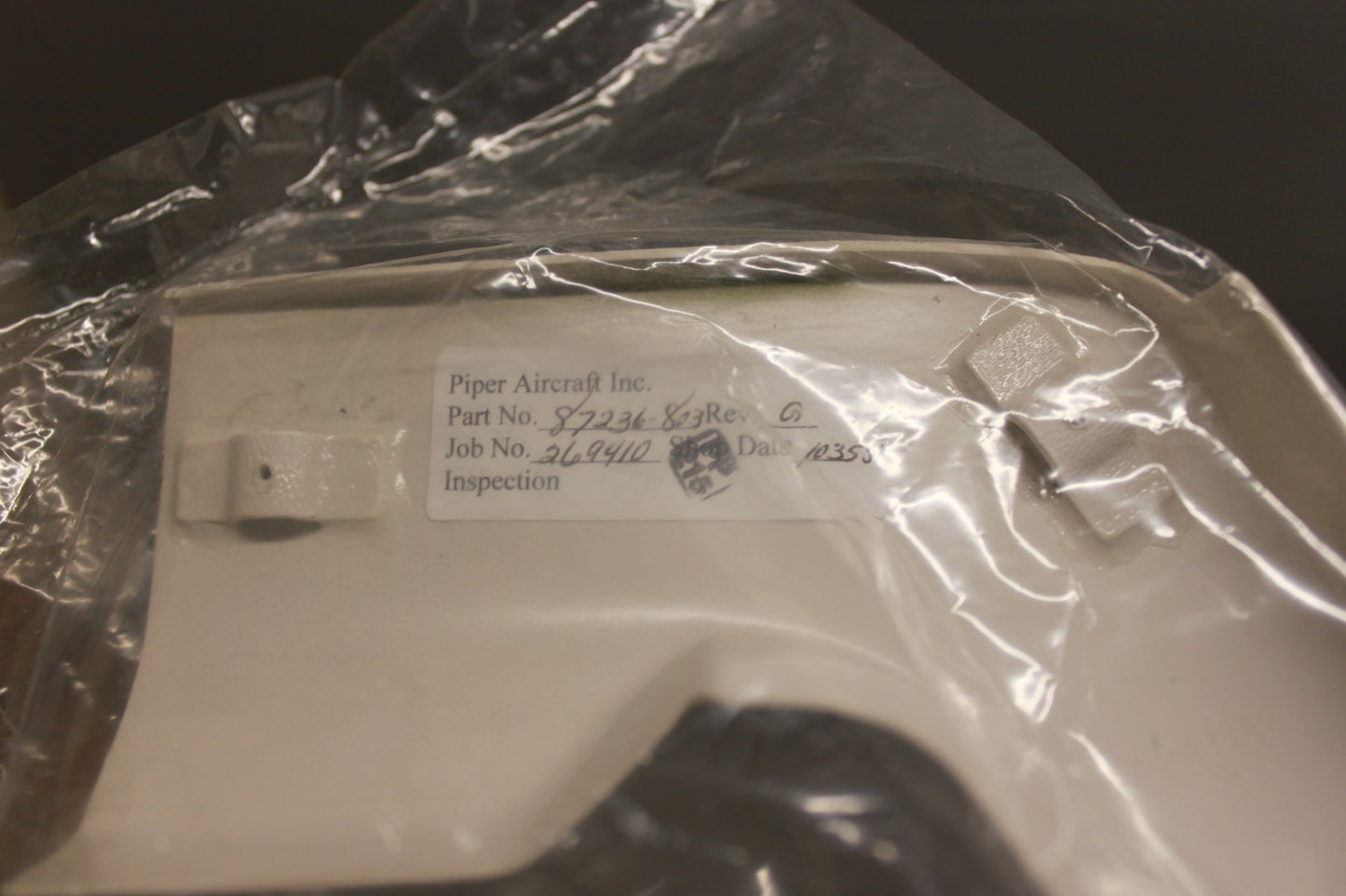 87236-803 Piper Cover Assy. Window Frame RH