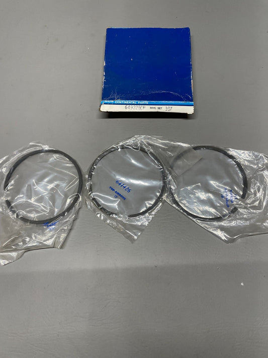 TCM Continental Chrome Barrel Ring Set P/N 649225CP