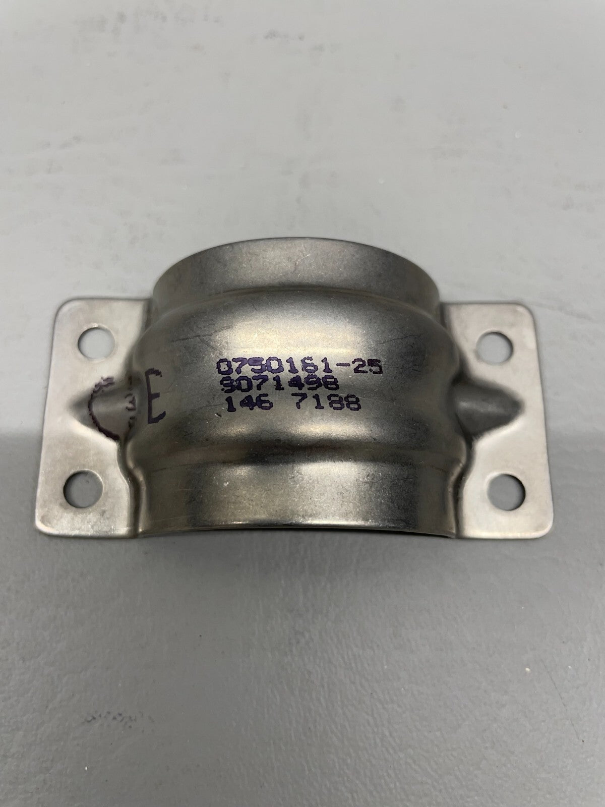 Cessna Exhaust Riser Half Clamp P/N 0750161-25 (NEW)