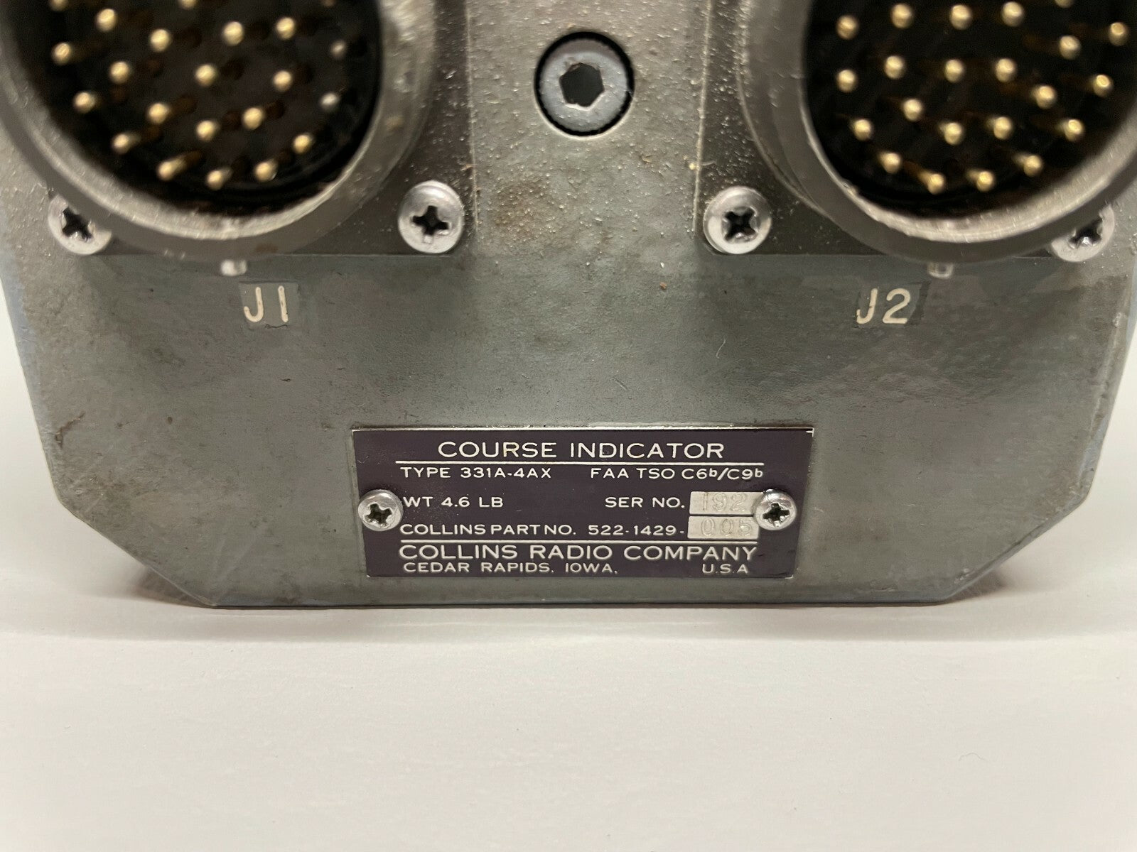Collins Course Indicator P/N 522-1429-005