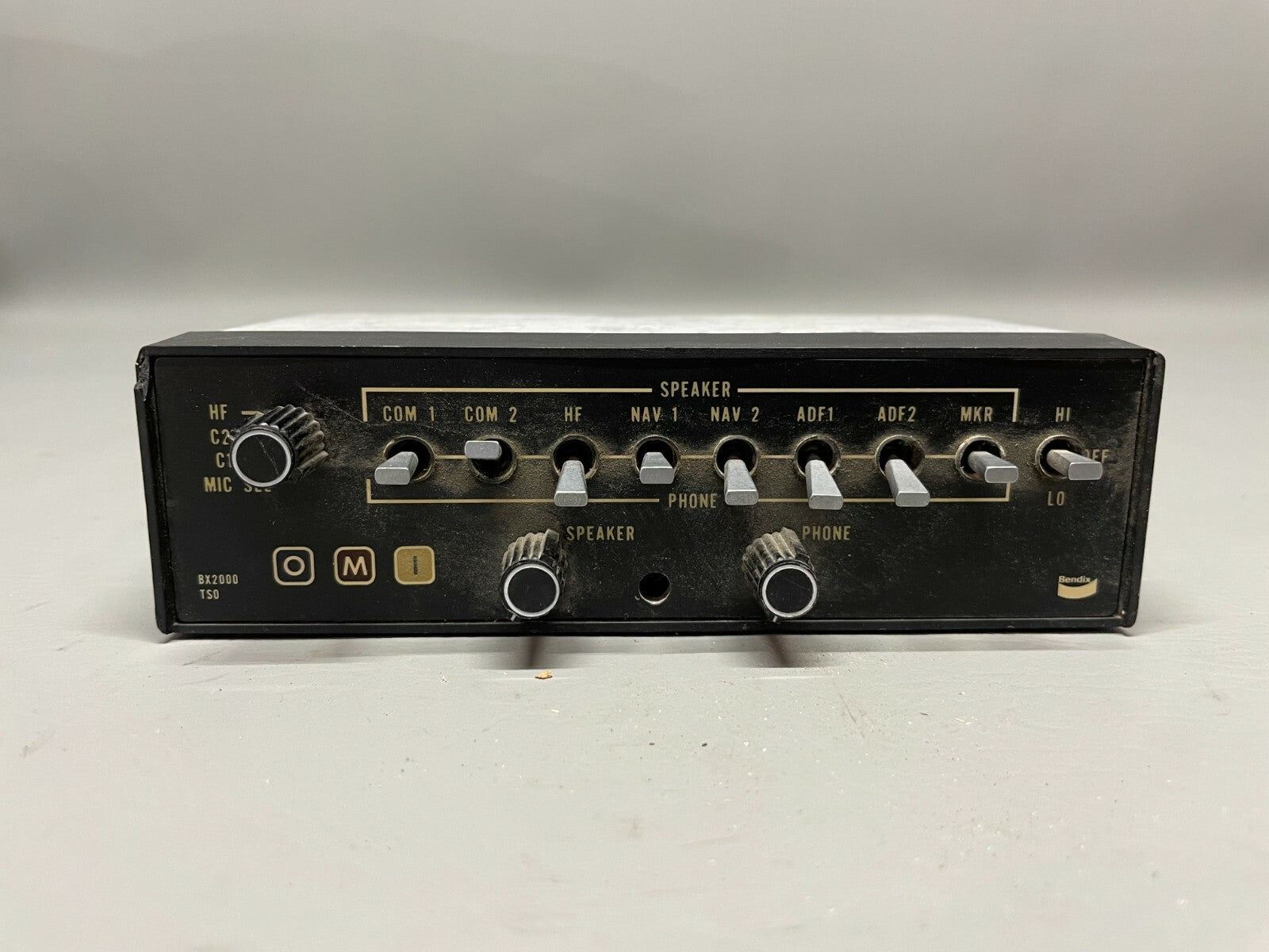 Bendix BX 2000 Audio Panel AS-2015A P/N 4000995-3006