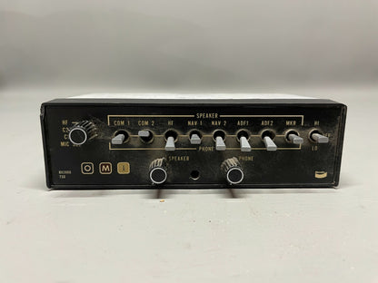 Bendix BX 2000 Audio Panel AS-2015A P/N 4000995-3006