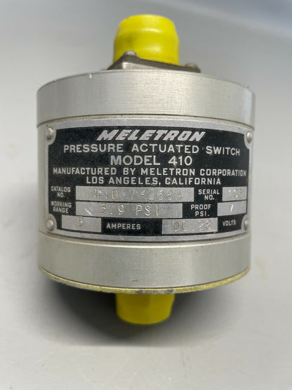 410-7-268A Meletron Pressure Actuated Switch 