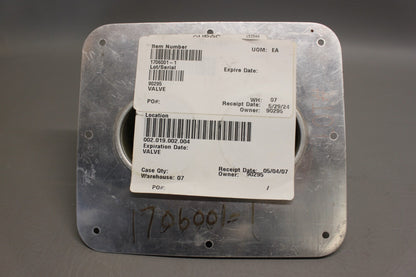 1706001-1 Cessna Air Valve Assy RH