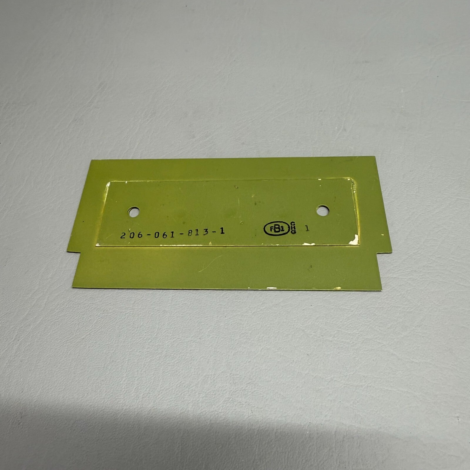 Bell Helicopter Plate P/N 206-061-813-001