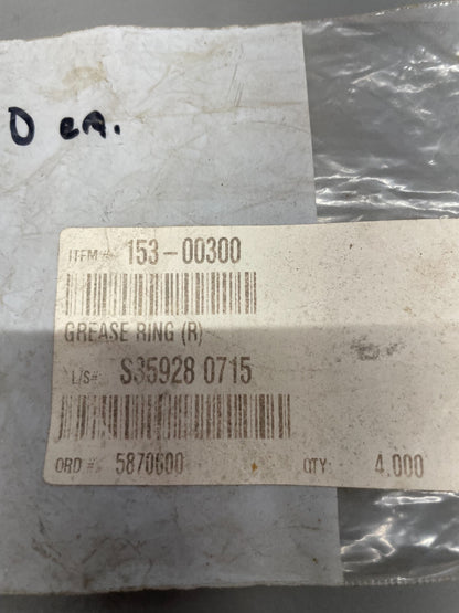 Aircraft Grease Ring Seal P/N 153-00300