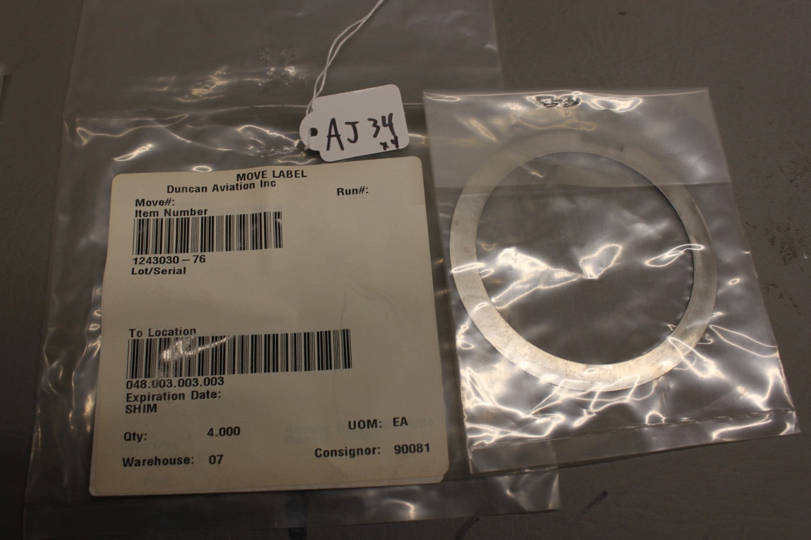 1243030-76 Cessna Shim (4 PACK)