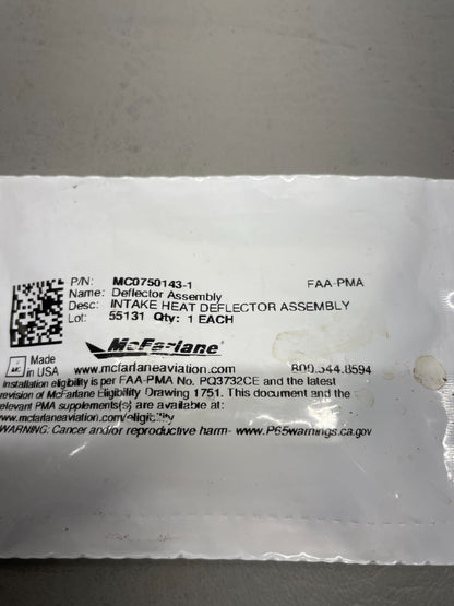 Intake Heat Shield Detector P/N 05-02361