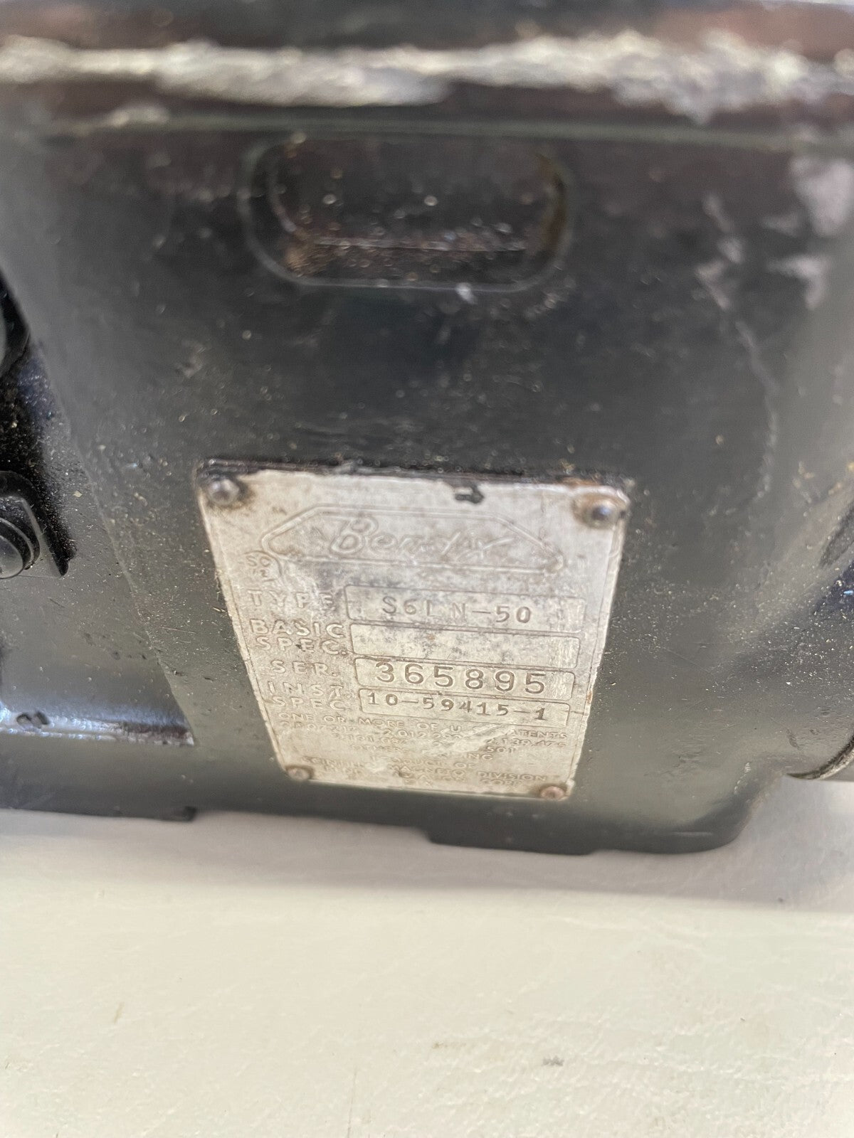 Lycoming Bendix Mag S6LN-50 P/N 10-59415-1