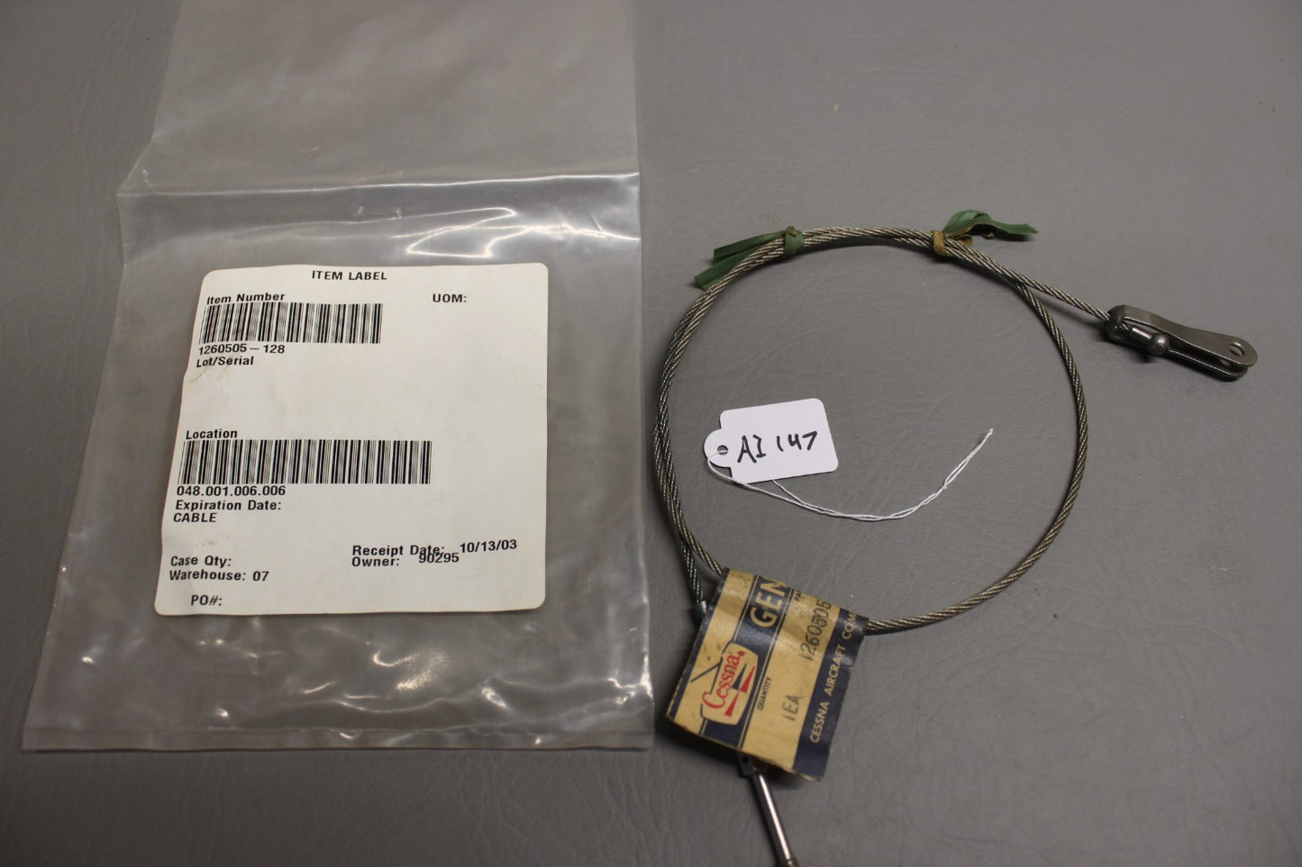 1260505-128 Cessna 206 Cable (Elevator Down Spring)