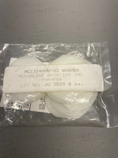 McFarlane Aviation Seat Washers Pack of 8 P/N MC1714000-22