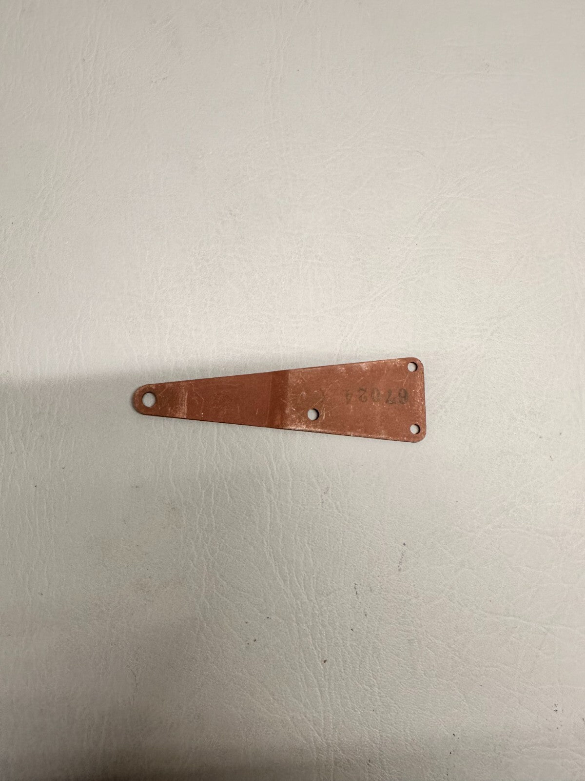 67024-001 Piper Left Gear Aft Plate