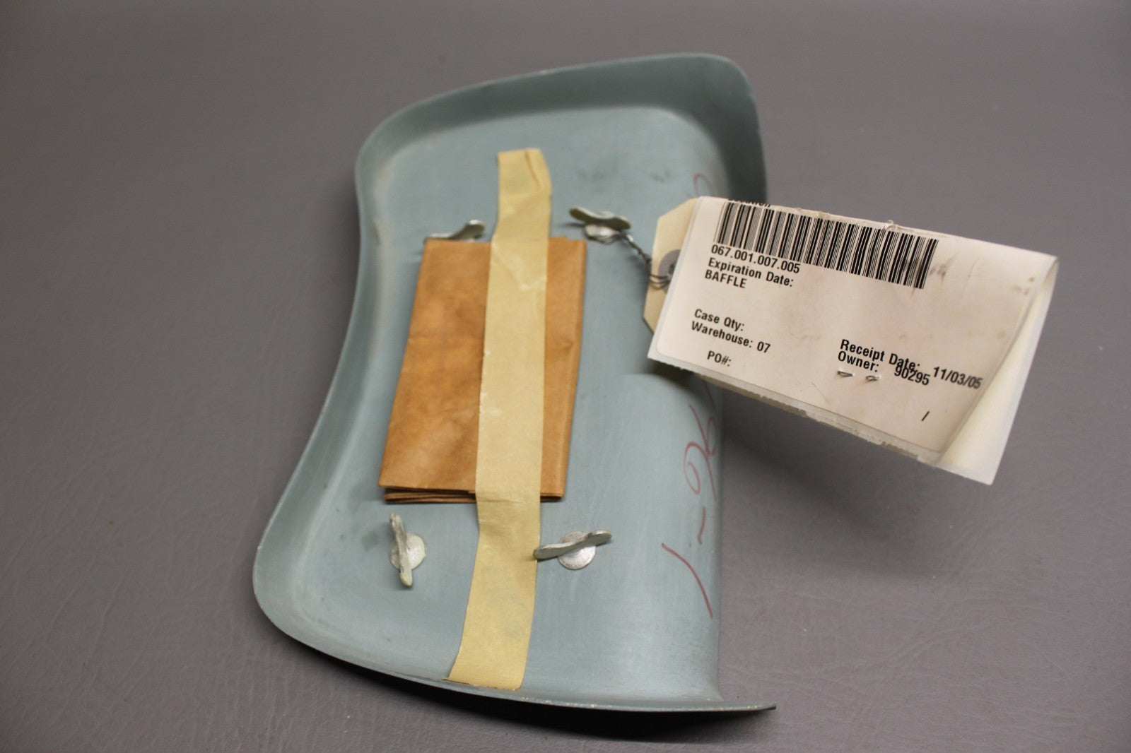 0850496-1 Cessna 310 Winterization Plate