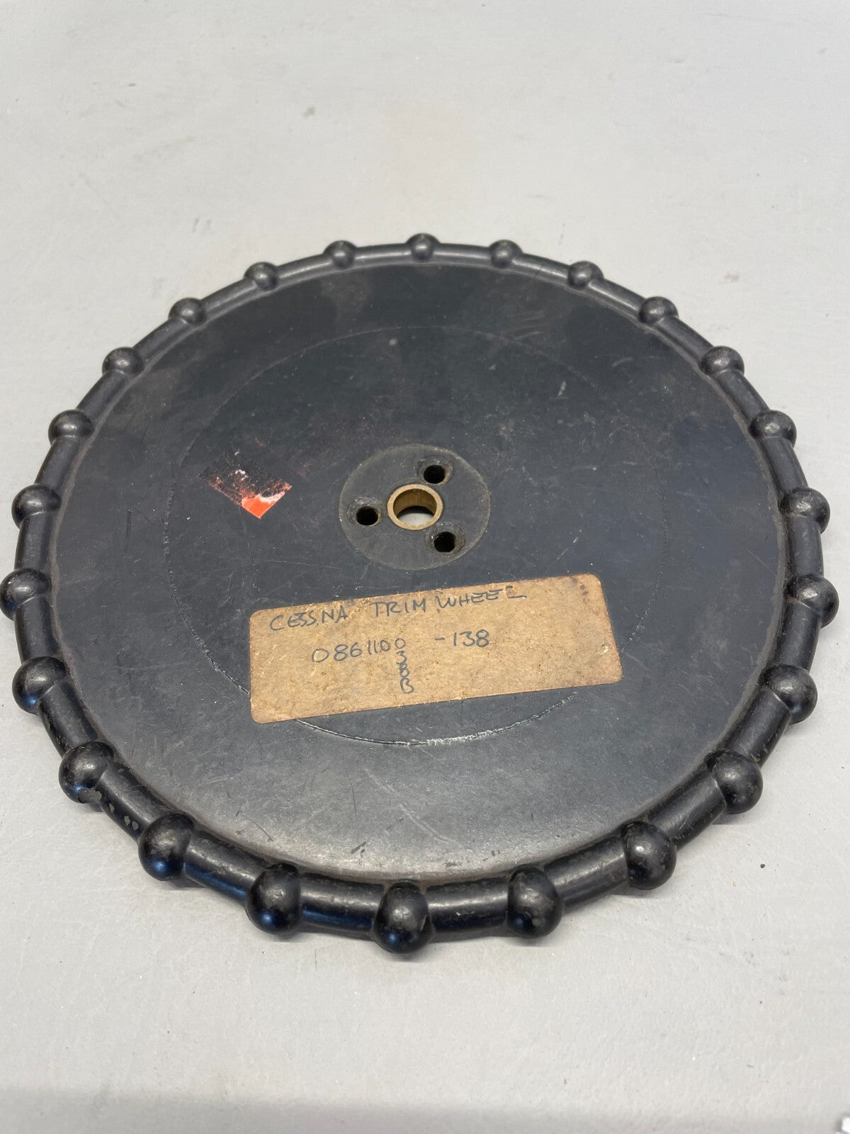 Cessna Elevator Trim Wheel P/N 0861100-138