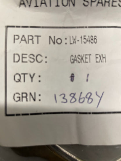 Lycoming Exhaust Gasket P/N LW-15486 (NEW)