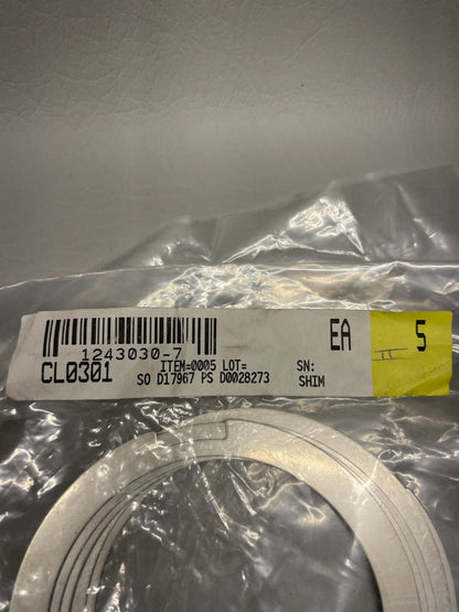 Cessna Nose Strut Shim .020 P/N 1243030-7 (PACK OF 5)  (NEW)