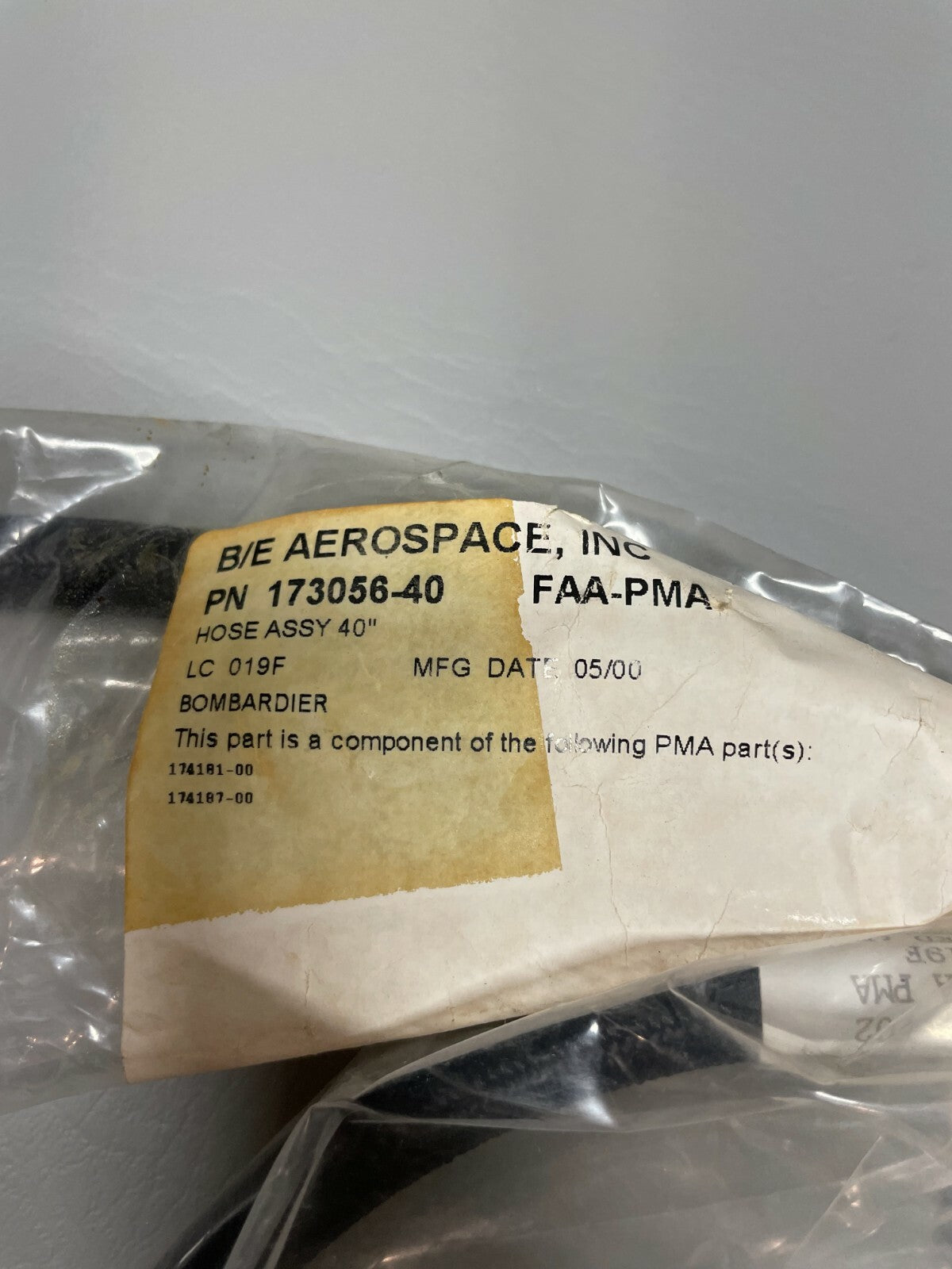 Bombardier Hose Assy P/N 173056-40
