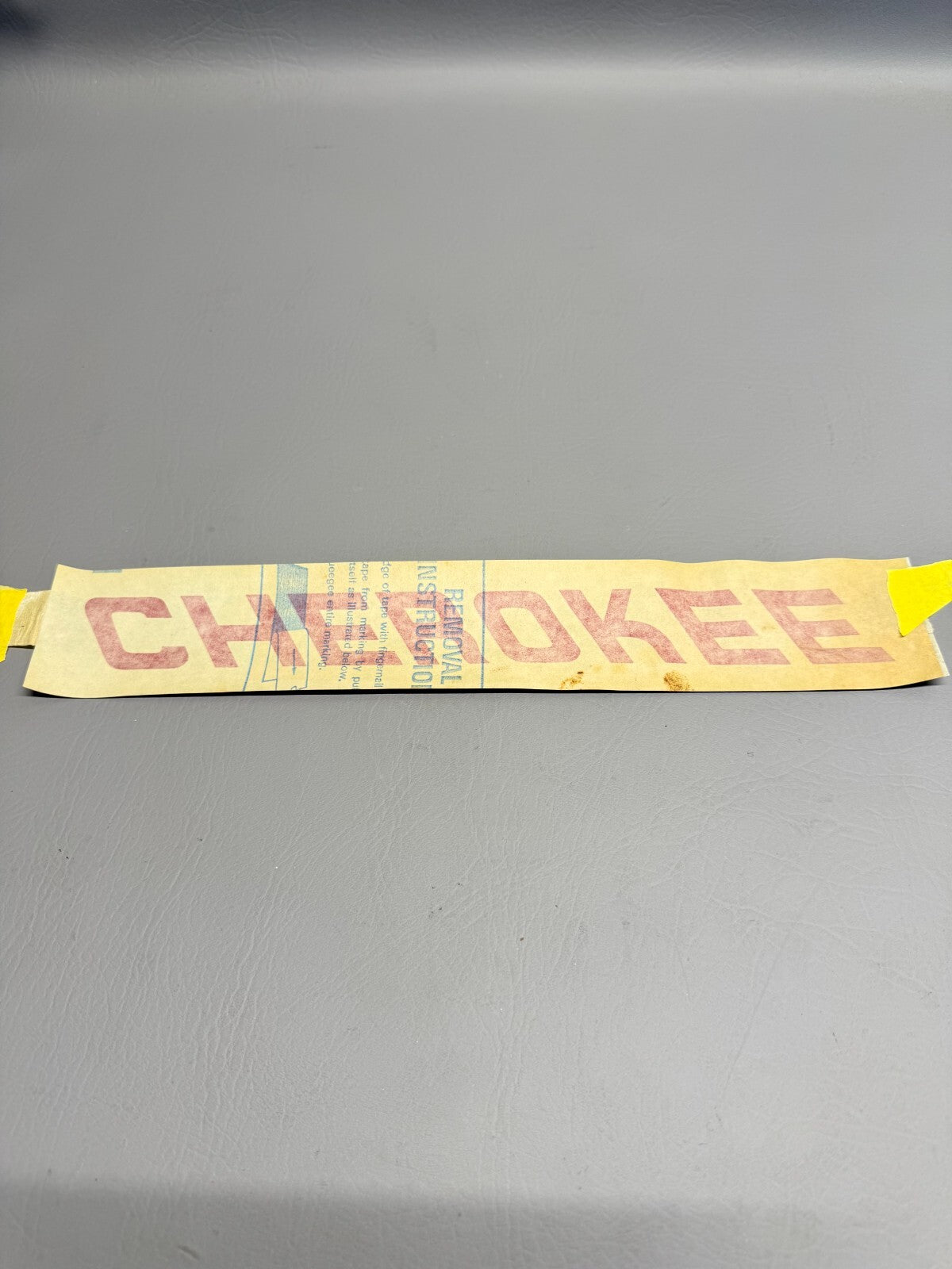 Piper Cherokee Name Plate Decal P/N 99612-000