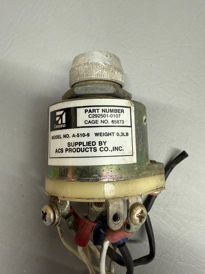 C292501-0107 Cessna Starter Switch