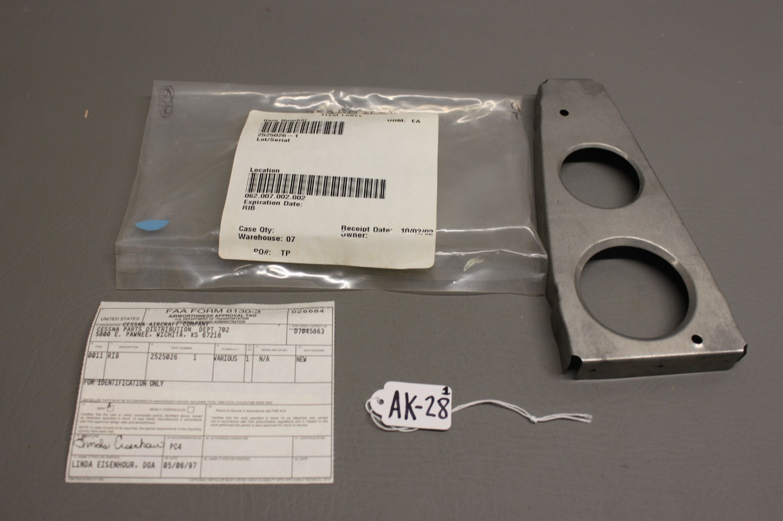 2525026-1 Cessna Rib