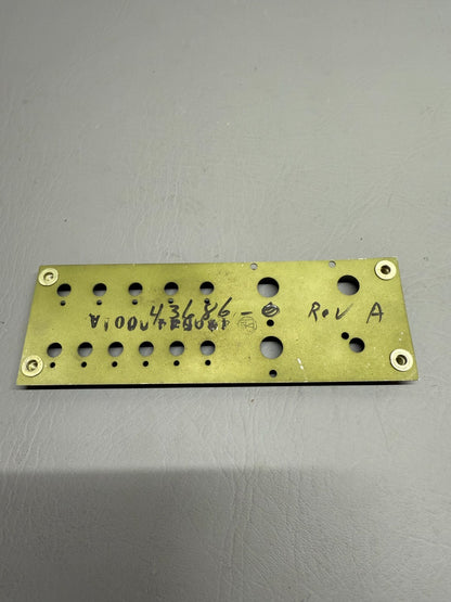 Piper Aircraft Plate P/N 43686-000