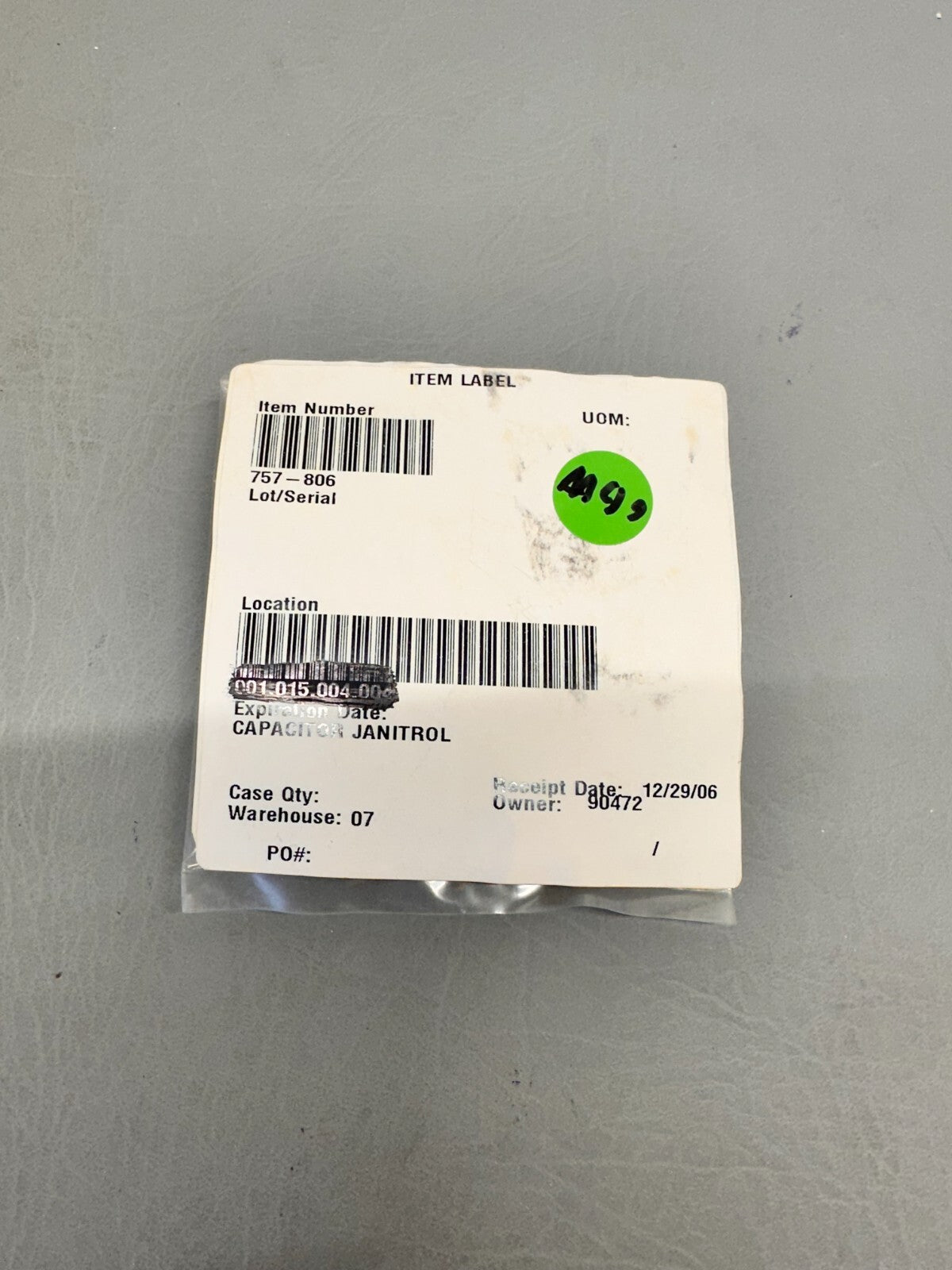 757-806 Piper Cable Assy