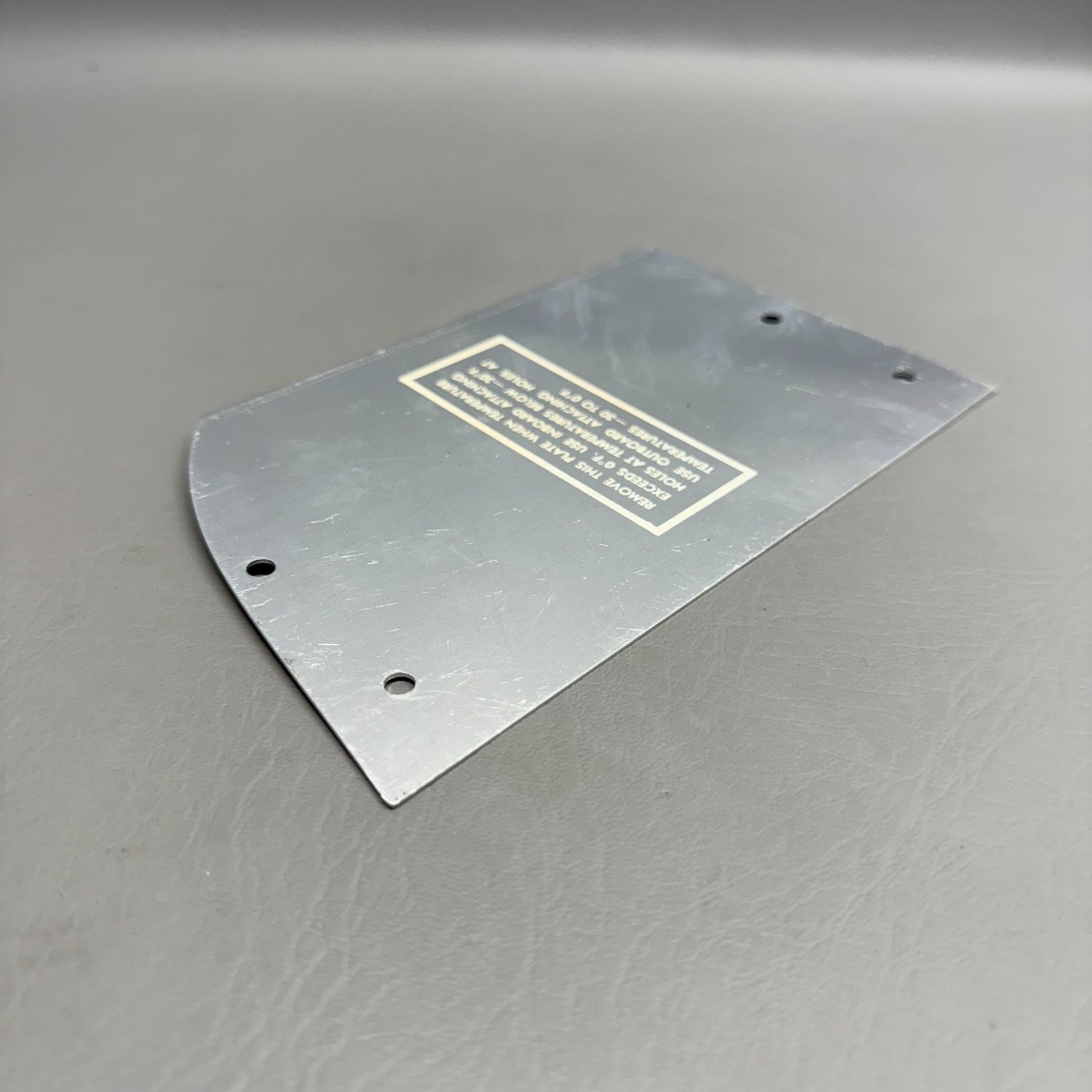 0700313-36 Cessna Winterization Plate