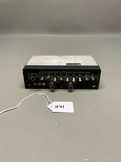 Bendix BX 2000 Audio Panel AS-2015A P/N 4000995-3006