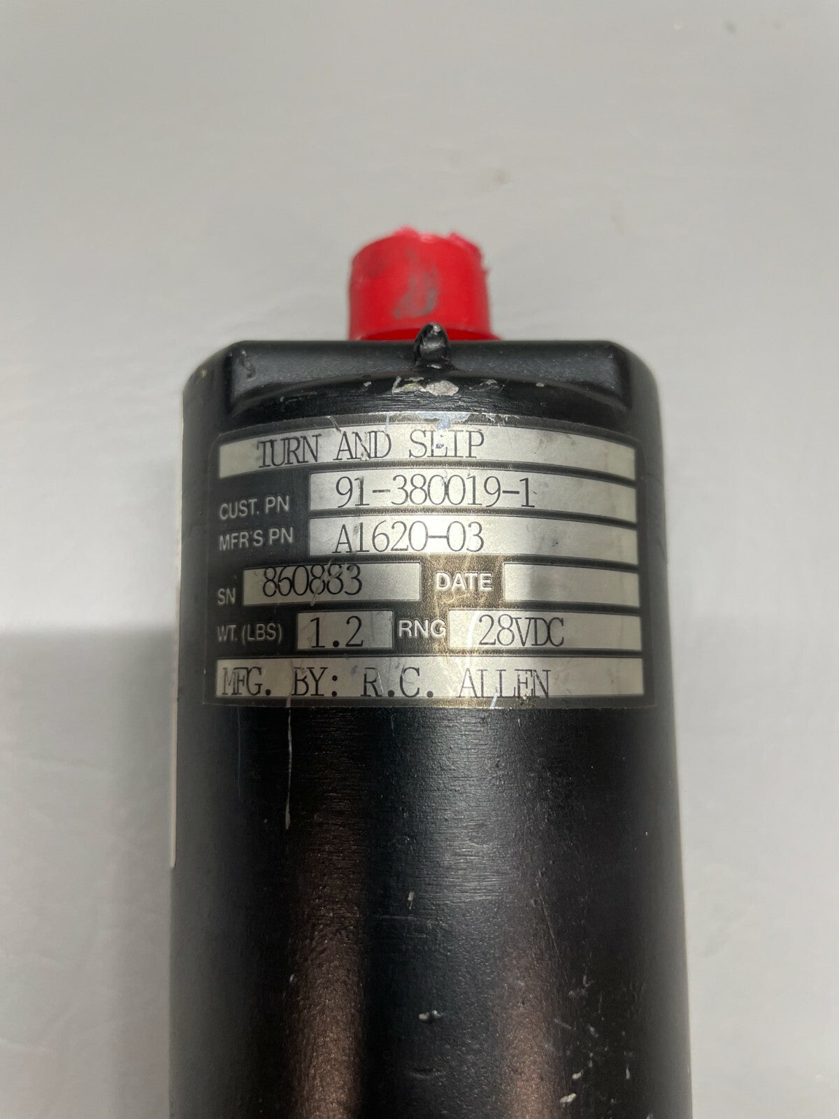 Turn and Slip Indicator P/N 91-380019-1