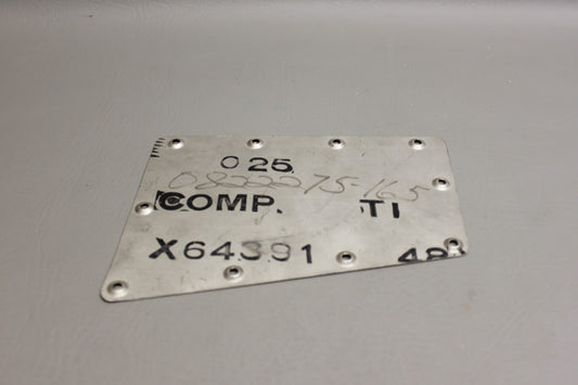 0822275-165 Cessna 340A Wing Inspection Plate LH