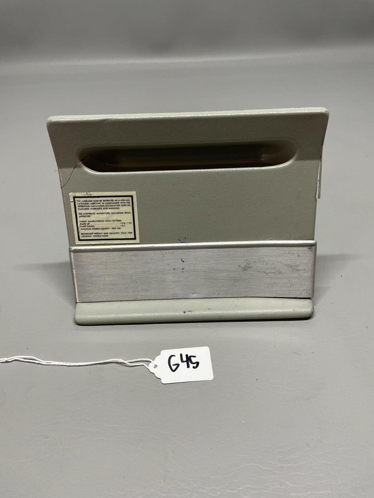 Cessna 210 Glove Box Lid P/N 0713708-1