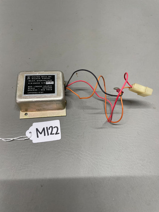 Cessna Overvoltage Relay P/N C593003-0101 (NEW)
