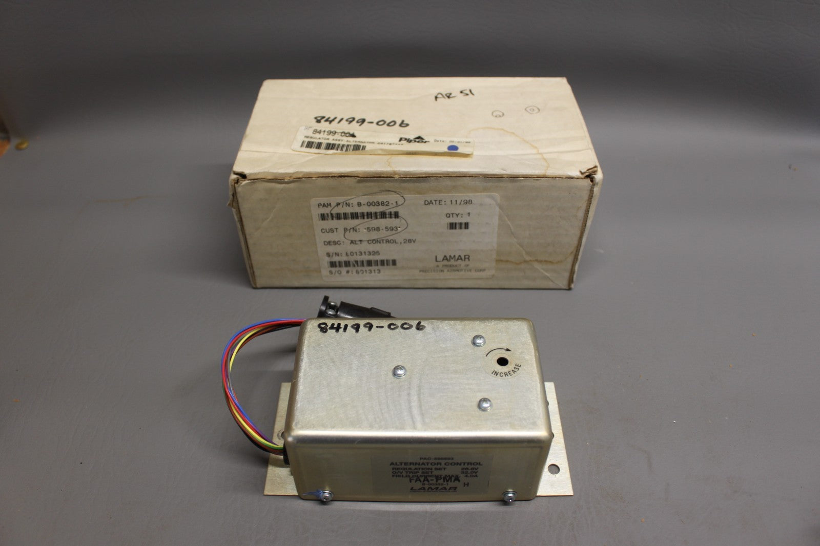 84199-006 Piper Alternator Regulator