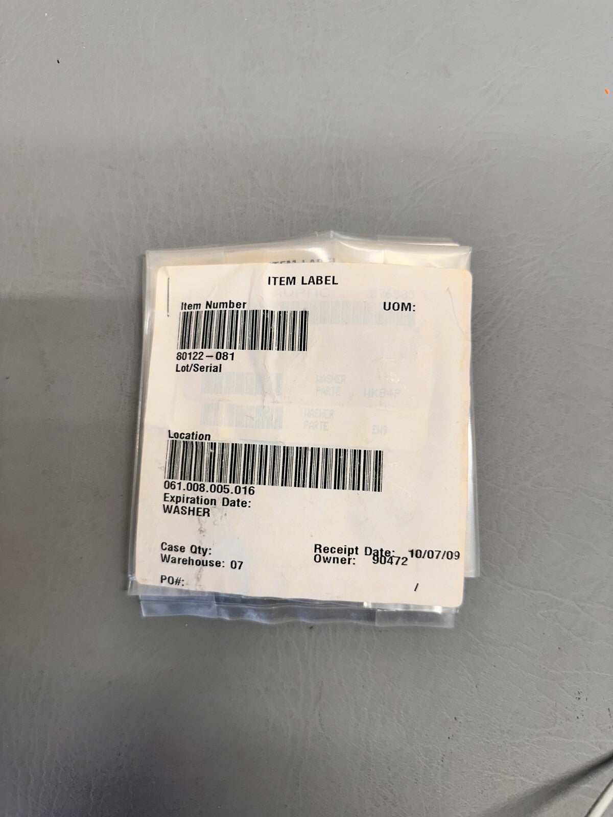 80122-081 Piper Washer