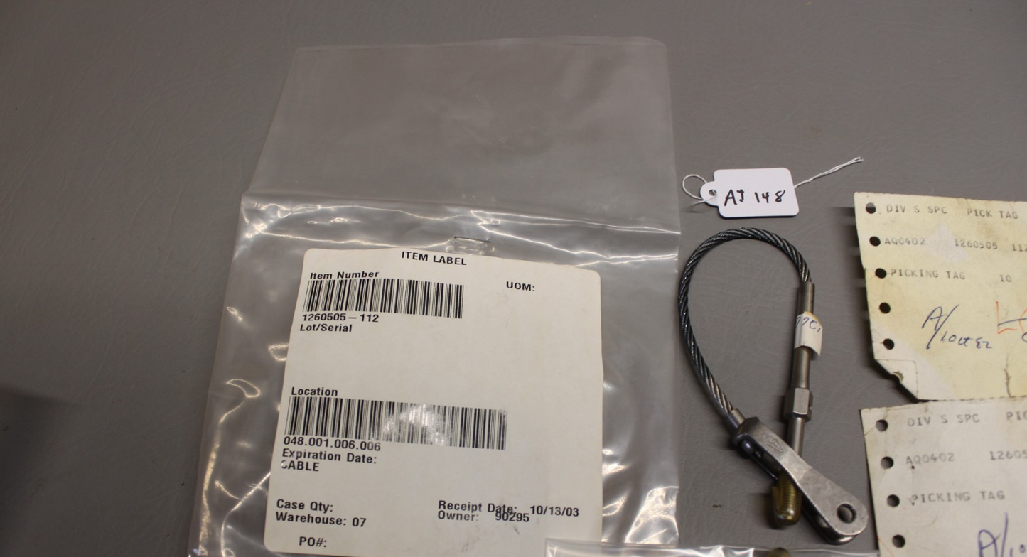 1260505-112 Cessna 206/210 Cable (Rudder Aft RH)