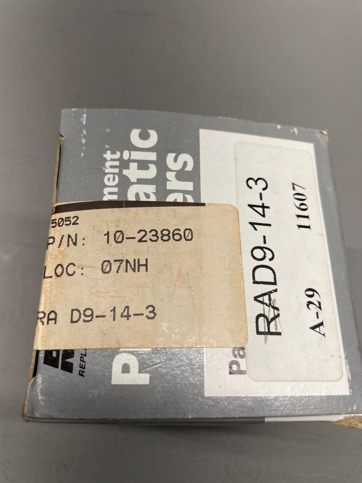 Rapco Inlet Air Filter P/N RAD9-14-3
