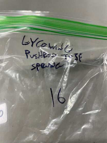 Lycoming Pushrod Shroud Tube Spring P/N 15H21201 (NEW)