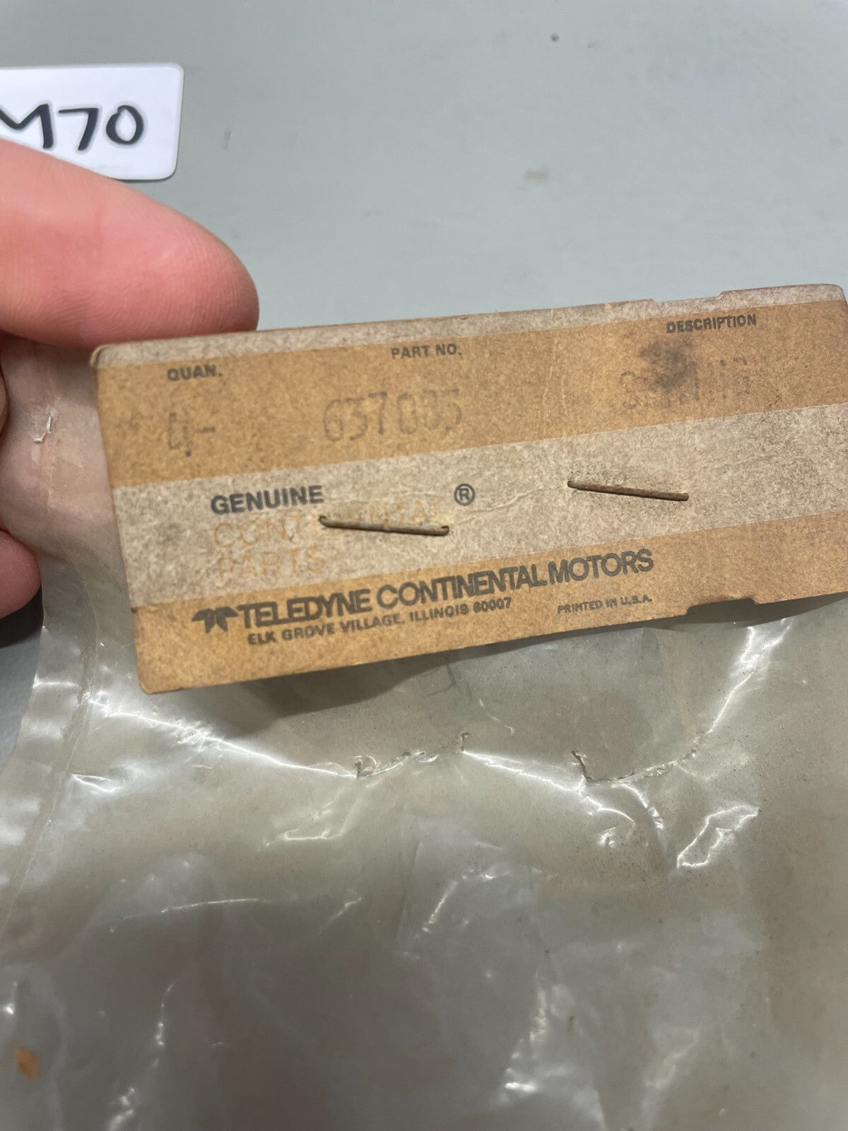 TCM Continental Spring P/N 637003