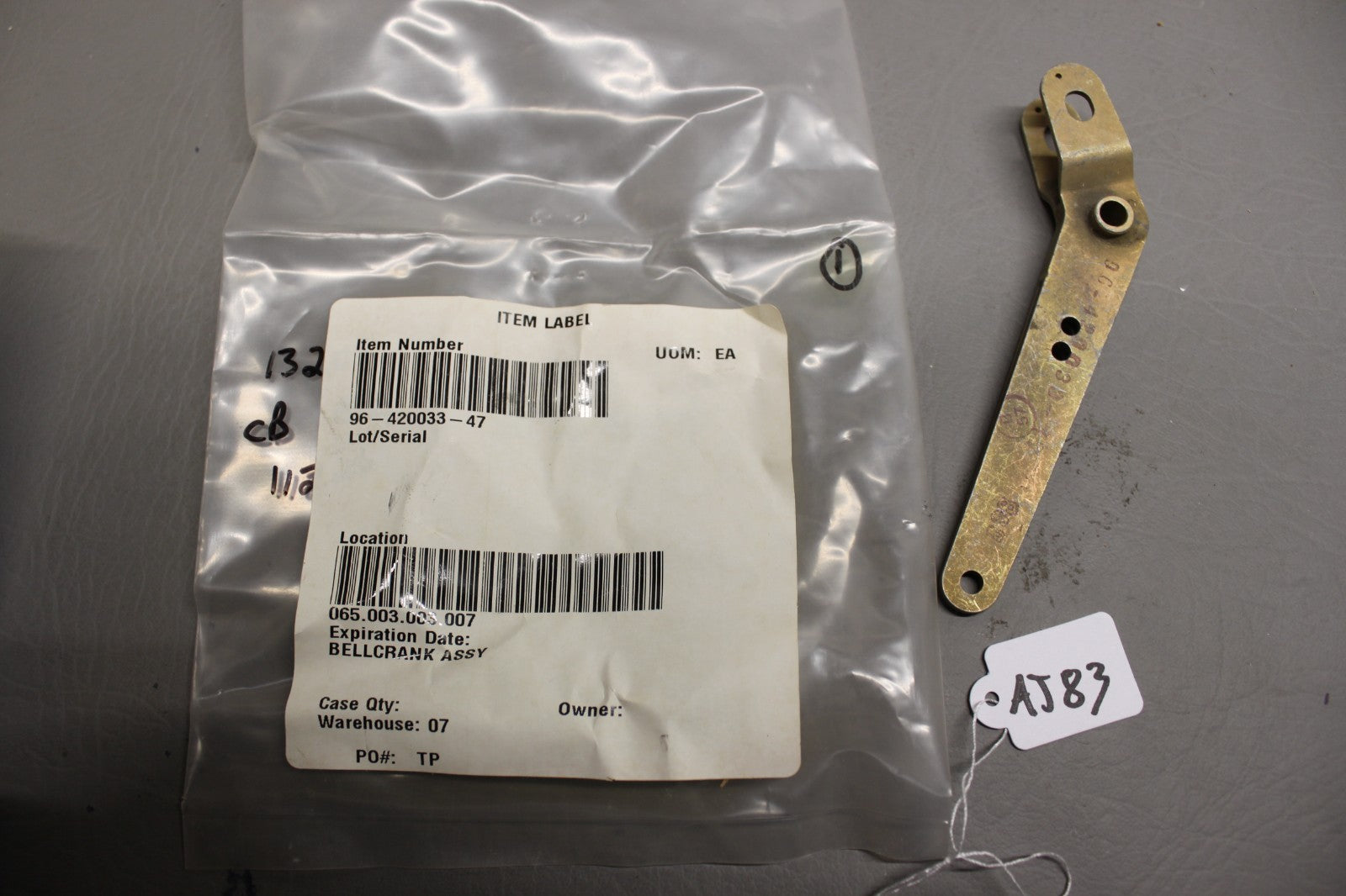 96-420033-47 Beechcraft A36 Bellcrank Cabin Door Latch