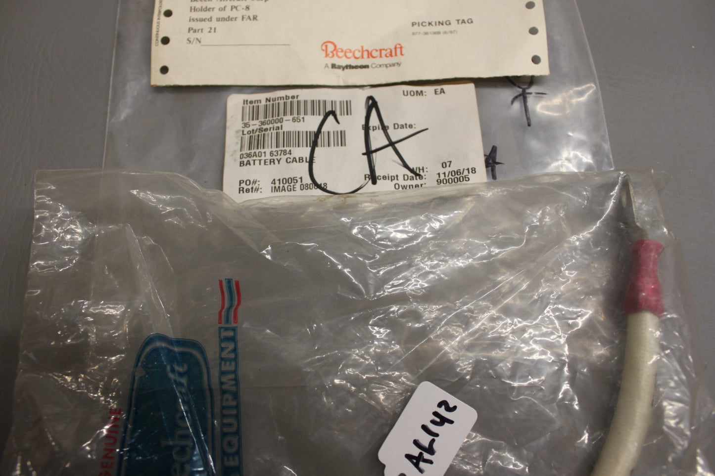 35-360000-651 Beechcraft Bonanza Battery Cable