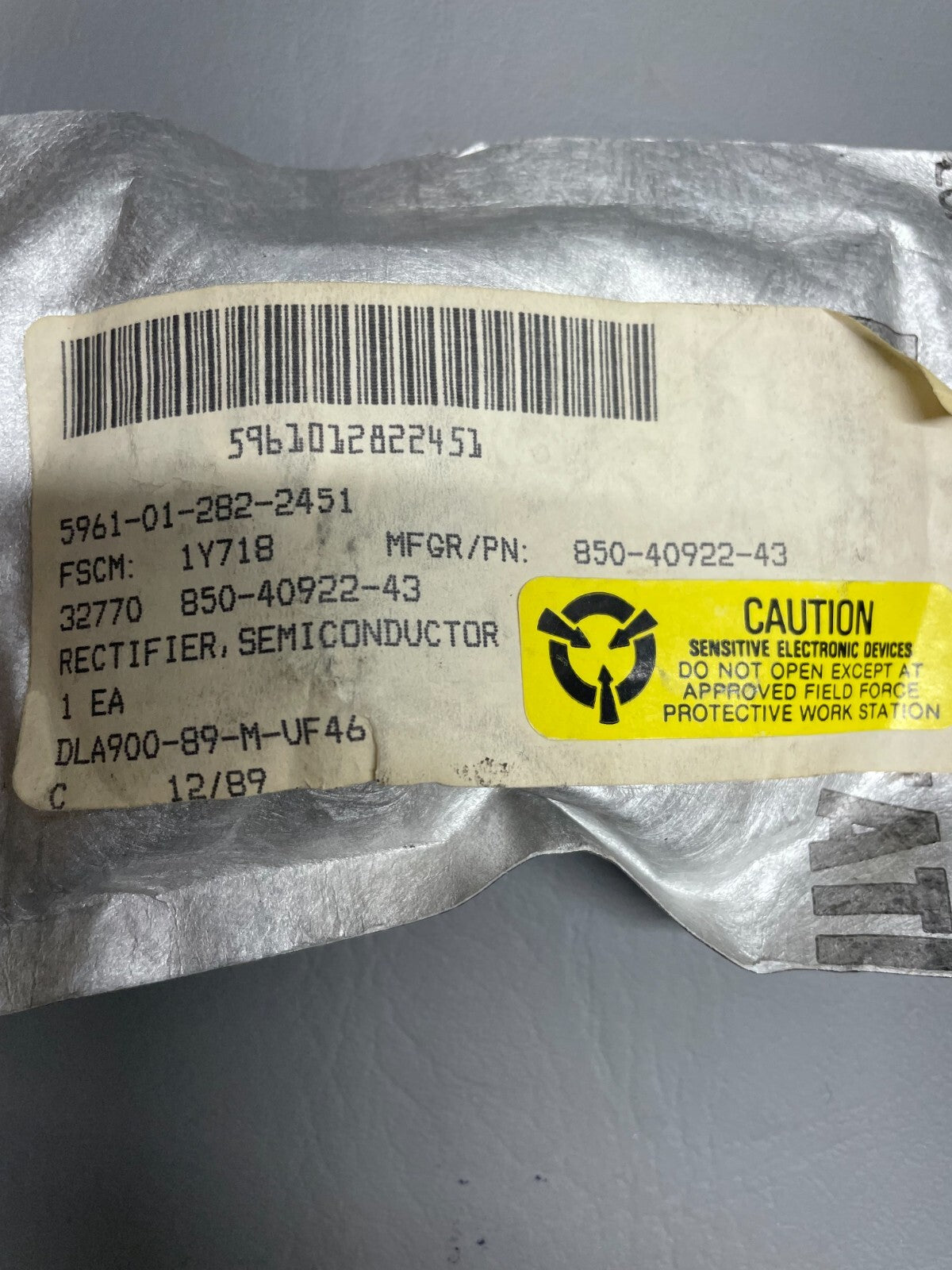 850-40922-43 Semiconductor Rectifier