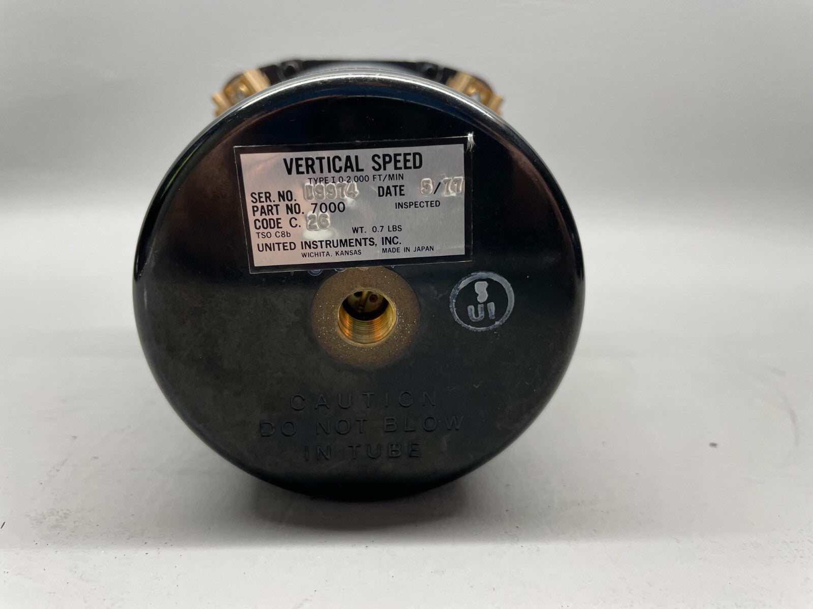 United Instruments Vertical Speed Indicator 7000