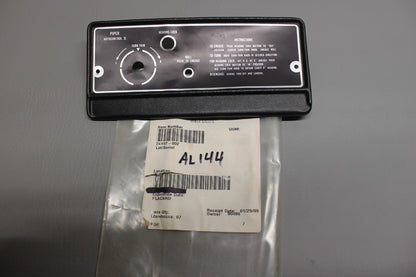 24197-002 Piper Autocontrol II Autopilot Faceplate