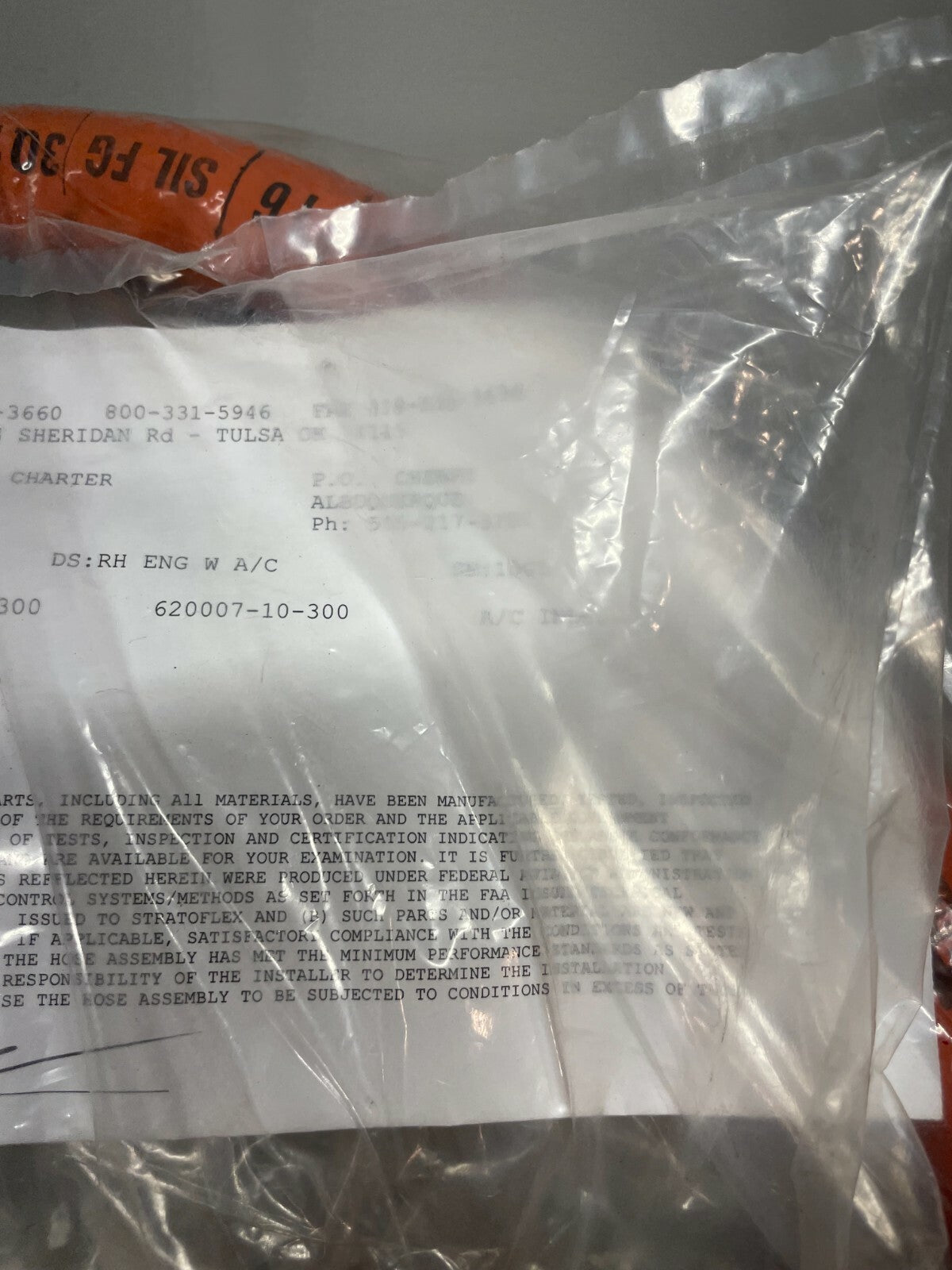 Cessna 402C Tube Assy P/N 111F504-10D00300