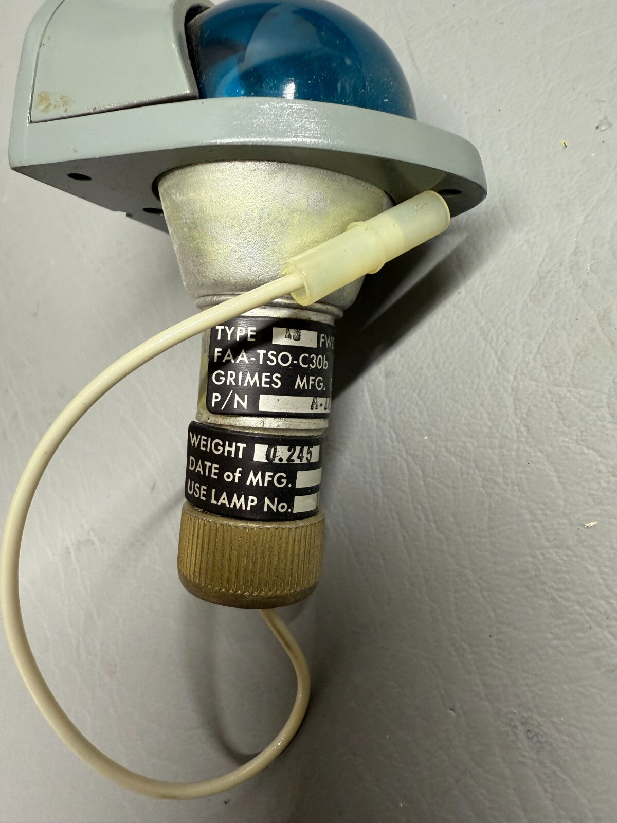 Grimes Forward Position Light W/ Bulb P/N A-1815-A-G-24