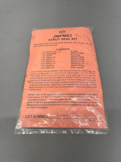 Piper Main Strut Rebuild Kit P/N 06-03975