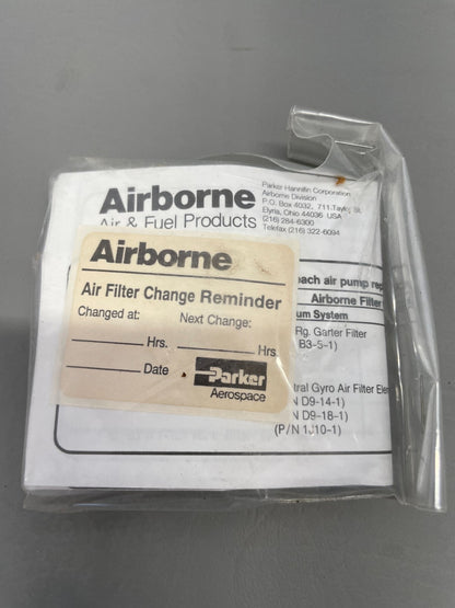 Parker Cessna Piper Pneumatic Air Filter P/N 1J4-4